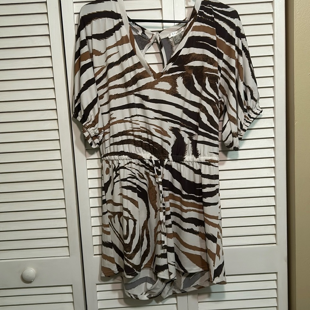 VENUS TIGER PRINT ROMPER